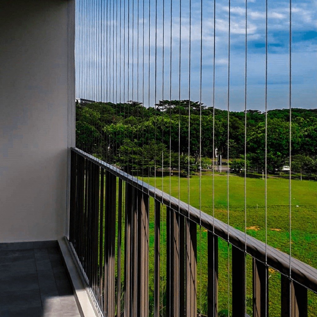 SS 316 Marine Invisible Grill Balcony Installation in Bhubaneswar & Cuttack