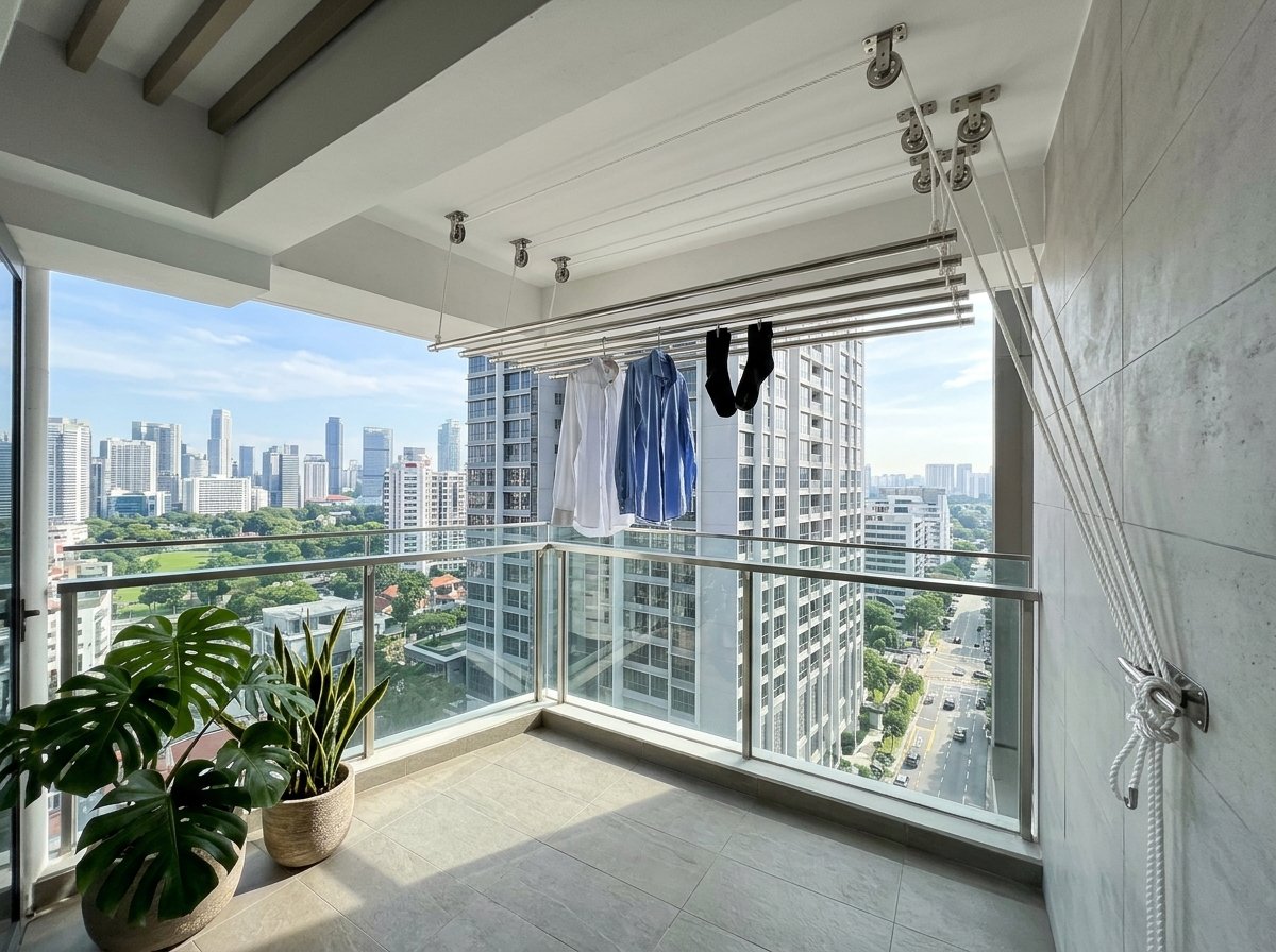 Pull & Dry Ceiling Cloth Drying Hangers
